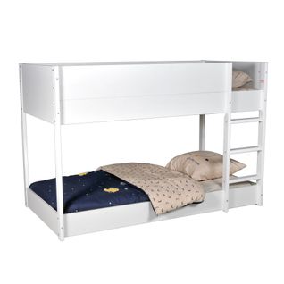 Lit Superpose 90x190 Bob + 2 Sommiers / Blanc