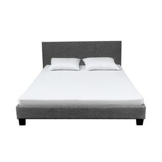 Ensemble Matelas + Lit 140x190 Dublin / Gris Foncé