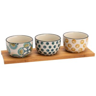 Plateau Apéro Avec 3 Bols Imany