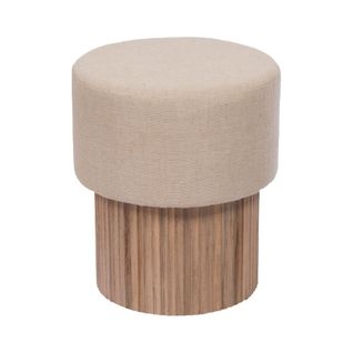Tabouret Grand Modèle En Teck Naturel Camel En Bois