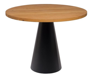 Table Jar En Chêne Et En Métal 120 Cm En Bois