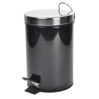 Poubelle à Pédale "vitamine Ii" 3l Noir
