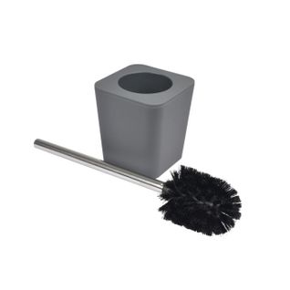 Brosse Wc Soft Touch "vitamine" 39cm Anthracite