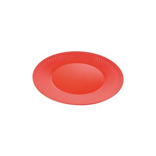 Assiette En Plastique Réutilisable "vocba" 25cm Rouge