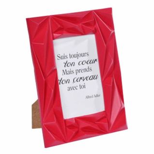 Cadre Photo Déco "galactic" 13x18cm Rouge