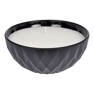 Bougie Parfumée En Verre "élégant" 12cm Noir