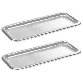 Lot De 2 Plateaux à Cake "luis" 35cm Argent