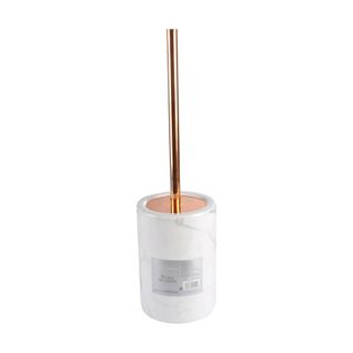Brosse Wc "marbre" 42,5cm Blanc