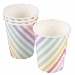 Lot De 6 Gobelets En Papier "licorne" 25cl Multicolore