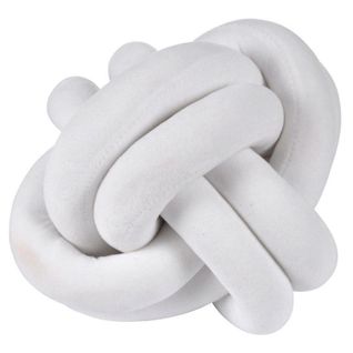 Coussin Nœud Déco "wild Kids" 20cm Blanc