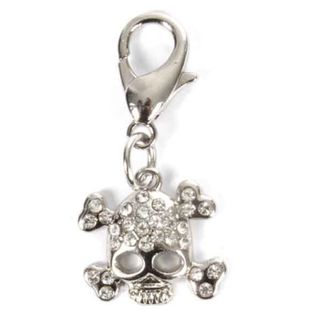 Pendentif Pour Collier "tête De Mort" 4cm Argent