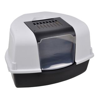 Litière Pour Chat "toilette" 58cm Anthracite