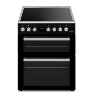 Cuisinière Vitrocéramique 4 foyers - Double four - Scv6dob