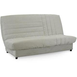 Clic-clac - Beija  - 3 Places - Velours Côtelé Beige - 130 X 190 X13 Cm