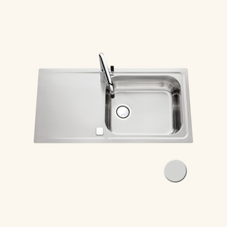 Évier Inox Mini Structure Luisina Fagotto 1 Grand Bac 1 Égouttoir