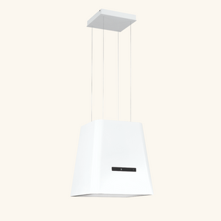 Hotte Cuisine En Îlot Silverline Neat Blanc Mat 50 Cm