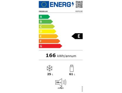 Réfrigérateur Congélateur Haut 86 Litres - Rdp91be