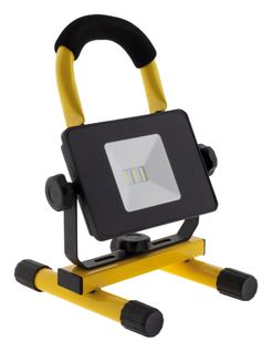 Projecteur LED Rechargeable De Chantier 10w - Jaune - Zenitech