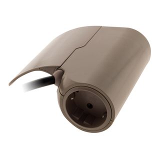 Multiprise Schuko + 2 USB à - Marron - Thomson