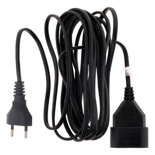 Rallonge Domestique 10m - 1380w 6a - Noir - Zenitech