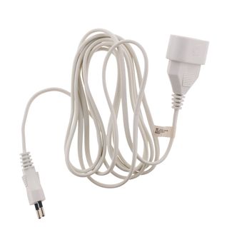 Prolongateur Ménager 6a Ho3vvh2f 2 X 0,75mm² - Blanc 5m - Zenitech