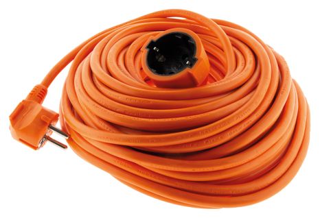 Rallonge Souple Schuko H05vvf 3g1,5mm² 10m - Orange - Zenitech