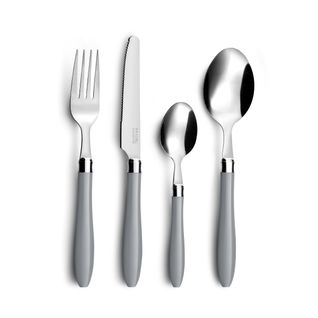 Réglisse Gris - Ménagère 16 Pièces