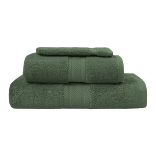 Ensemble De Bain 3 Pièces (1 Drap De Bain + 1 Serviette De Toilette + 1 Gant)   Luxury