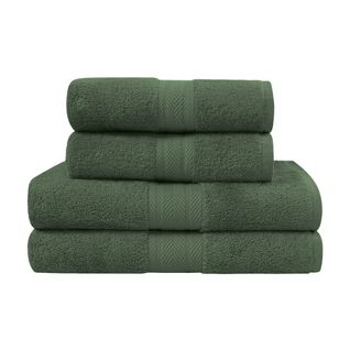 Ensemble De Bain 4 Pièces (2 Draps De Bain + 2 Serviettes De Toilette)   Luxury