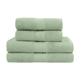 Ensemble De Bain 4 Pièces (2 Draps De Bain + 2 Serviettes De Toilette)   Luxury