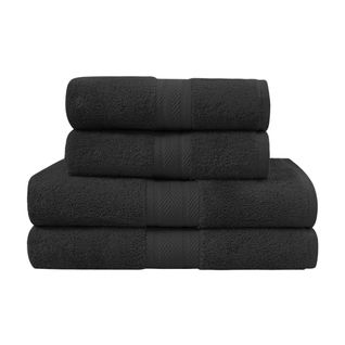 Ensemble De Bain 4 Pièces (2 Draps De Bain + 2 Serviettes De Toilette)   Luxury