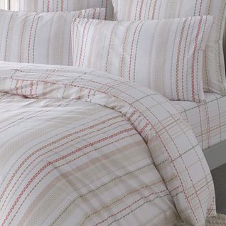 Parure De Lit Avec 2 Taies 65x65 Cm En Percale  240x220 Cm Goti