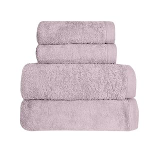 Ensemble De Bain 4 Pièces 500 G/m²  (2 Draps De Bain + 2 Serviettes De Toilette)  Studio