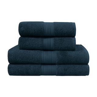 Ensemble De Bain 4 Pièces (2 Draps De Bain + 2 Serviettes De Toilette)   Luxury