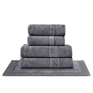 Ensemble De Bain 5 Pièces 650 G/m² Avec Tapis   California