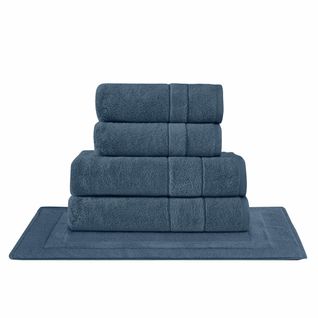 Ensemble De Bain 5 Pièces 650 G/m² Avec Tapis   California