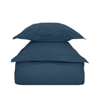 Parure Housse De Couette 140x200 Cm Avec 2 Taies Rectangle 65x65 Cm En Coton Studio