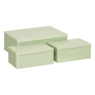 Lot De 3 Boîtes Deskolor Vert Clair