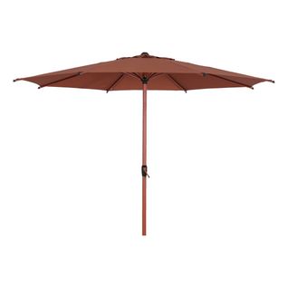 Parasol Droit Rond Inclinable Loompa 3m Acajou