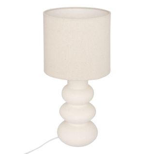 Lampe de chevet H. 42 cm ALITHA Blanc