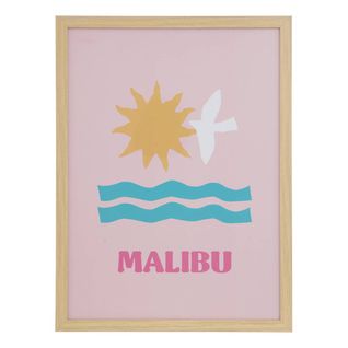 Affiche Encadrée Libe 30x40cm "malibu"