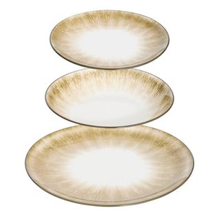 Service De Table 12 Pièces "sophie" 26cm Marron