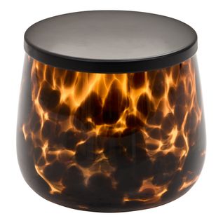 Pot à cotons DOTTY Noir / Marron