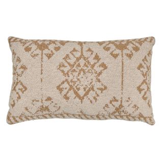Coussin à Motifs Tissés "ozel" 30x50cm Ivoire