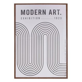 Affiche Encadrée Adem Noir Et Blanc 50x70cm