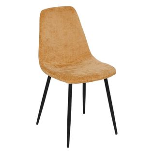 Chaise Tissu Chenille Tyka Ocre