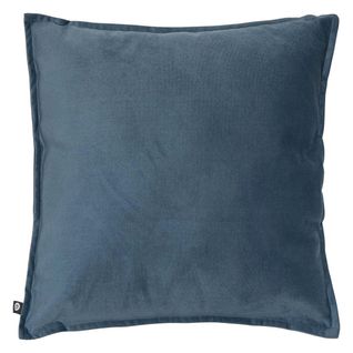 Coussin Déco Uni "lilou" 45x45cm Bleu Égéen