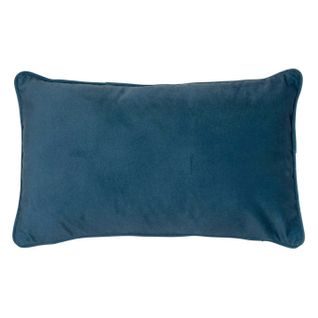 Coussin Déco Uni "lilou" 30x50cm Bleu Égéen