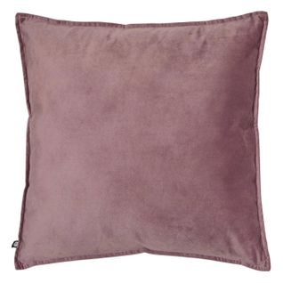 Coussin Déco Uni "lilou" 55x55cm Parme