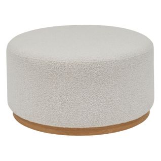 Pouf XL En Bouclette Nesky - Blanc